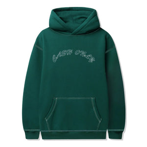 Cash Only Stitch Logo Pullover Hood - Forest. Cotton / Polyester blend (13oz / 380 gsm). Direct embroidery on front Contrast stitching. Shop Cash Only online with Pavement Skate Store and receive free Aotearoa NZ shipping over $100*