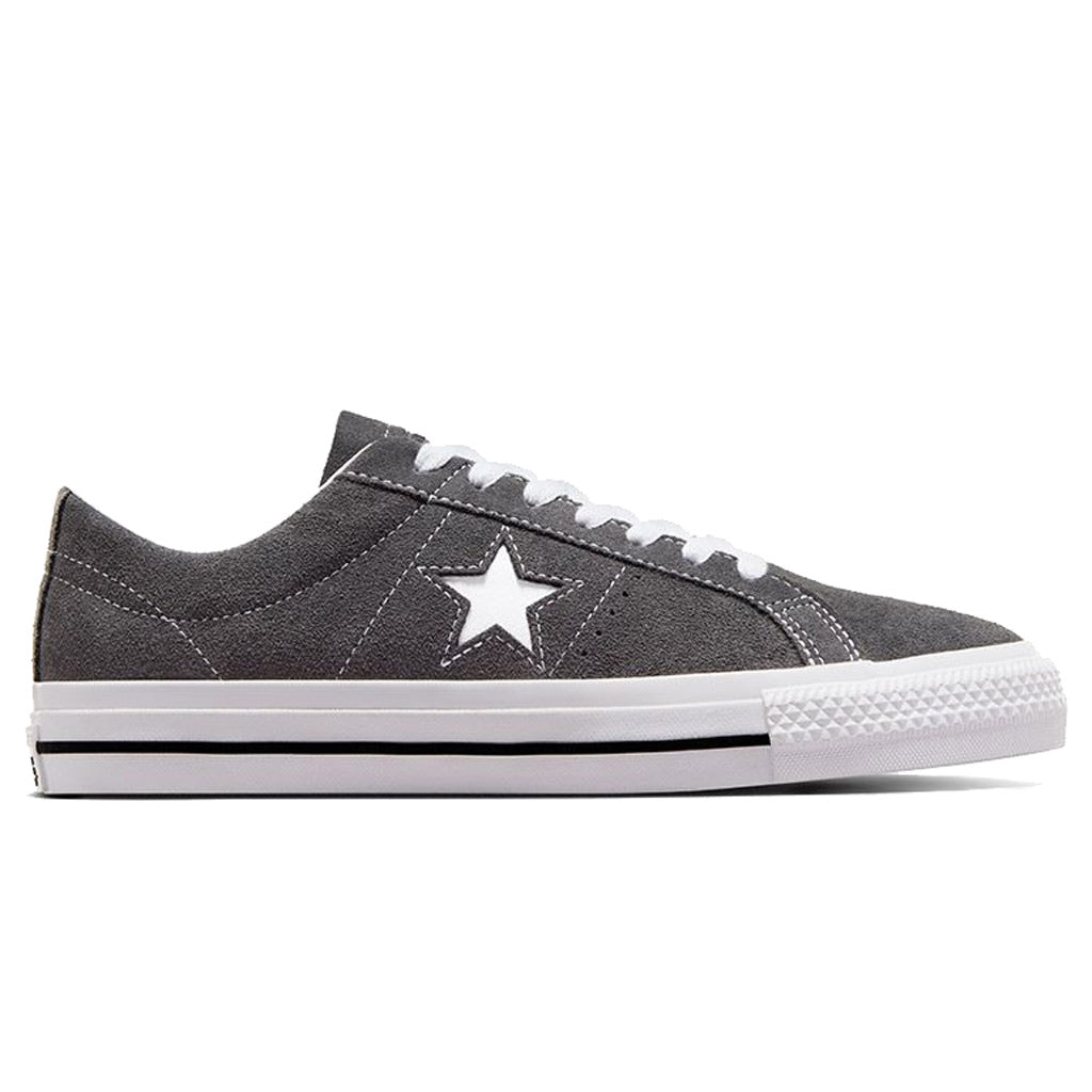 Converse One Star Pro Suede Low - Dark Matter/White/Black. Free Aotearoa NZ shipping. Shop Converse CONS skate shoes online with Ōtepoti / Dunedin's independent skate store, PAVEMENT. Same day Ōtepoti delivery available. Easy returns.
