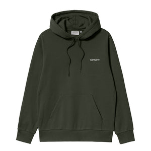 Carhartt WIP Hooded Script Embroidery Sweat - Boxwood. 100% cotton. Regular fit. Kangaroo Pocket. Carhartt WIP Script Logo. Shop Carhartt WIP clothing and accessories and enjoy free, fast Aotearoa delivery with Pavement, Ōtepoti's independent core skate store.
