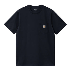 Carhartt WIP S/S Pocket Tee - Dark Navy. The S/S Pocket T-Shirt is constructed from cotton jersey and features a chest pocket finished with a classic woven Carhartt WIP label. Shop Carhartt WIP premium streetwear, outer wear and accessories. Free NZ shipping over $100. Pavement skate shop, Ōtepoti / Dunedin.