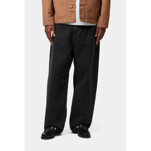Carhartt WIP Brandon Pant in Black Stone Washed | Shop Carhartt WIP online with Pavement Skate Store and enjoy free Aoteraoa NZ shipping over $100*