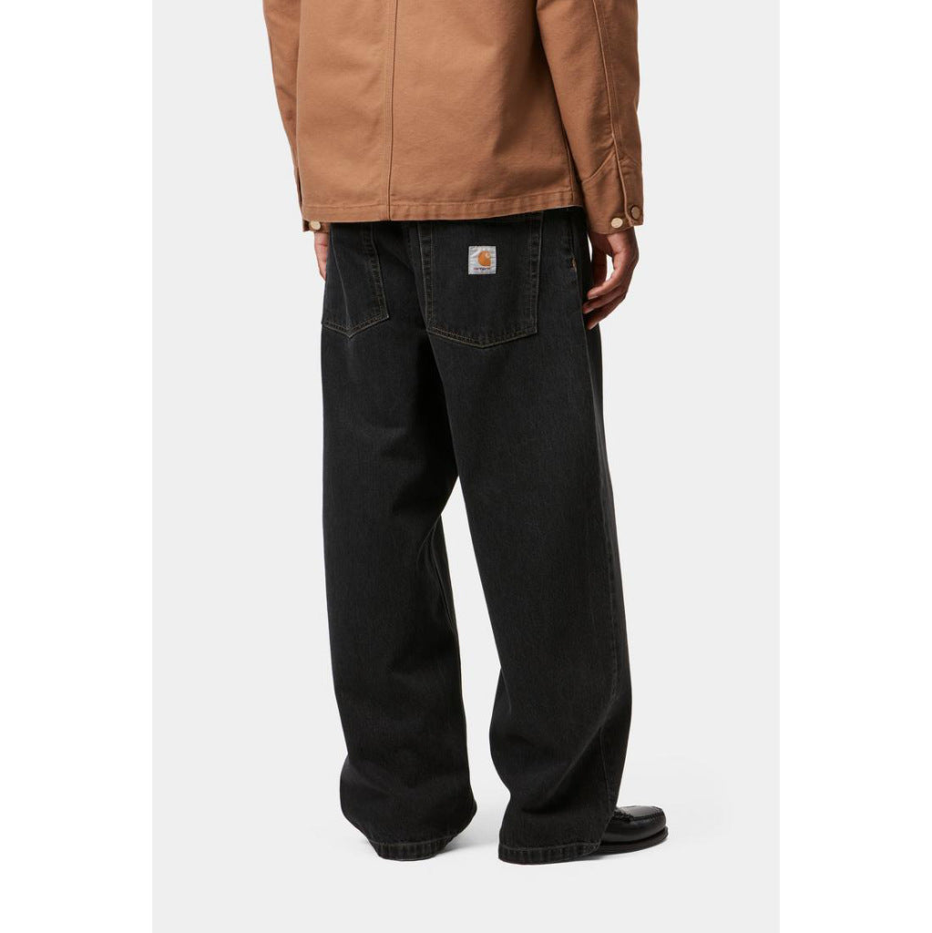 Carhartt WIP Brandon Pant in Black Stone Washed | Shop Carhartt WIP online with Pavement Skate Store and enjoy free Aoteraoa NZ shipping over $100*