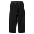 Carhartt WIP Brandon Pant in Black Stone Washed | Shop Carhartt WIP online with Pavement Skate Store and enjoy free Aoteraoa NZ shipping over $100*