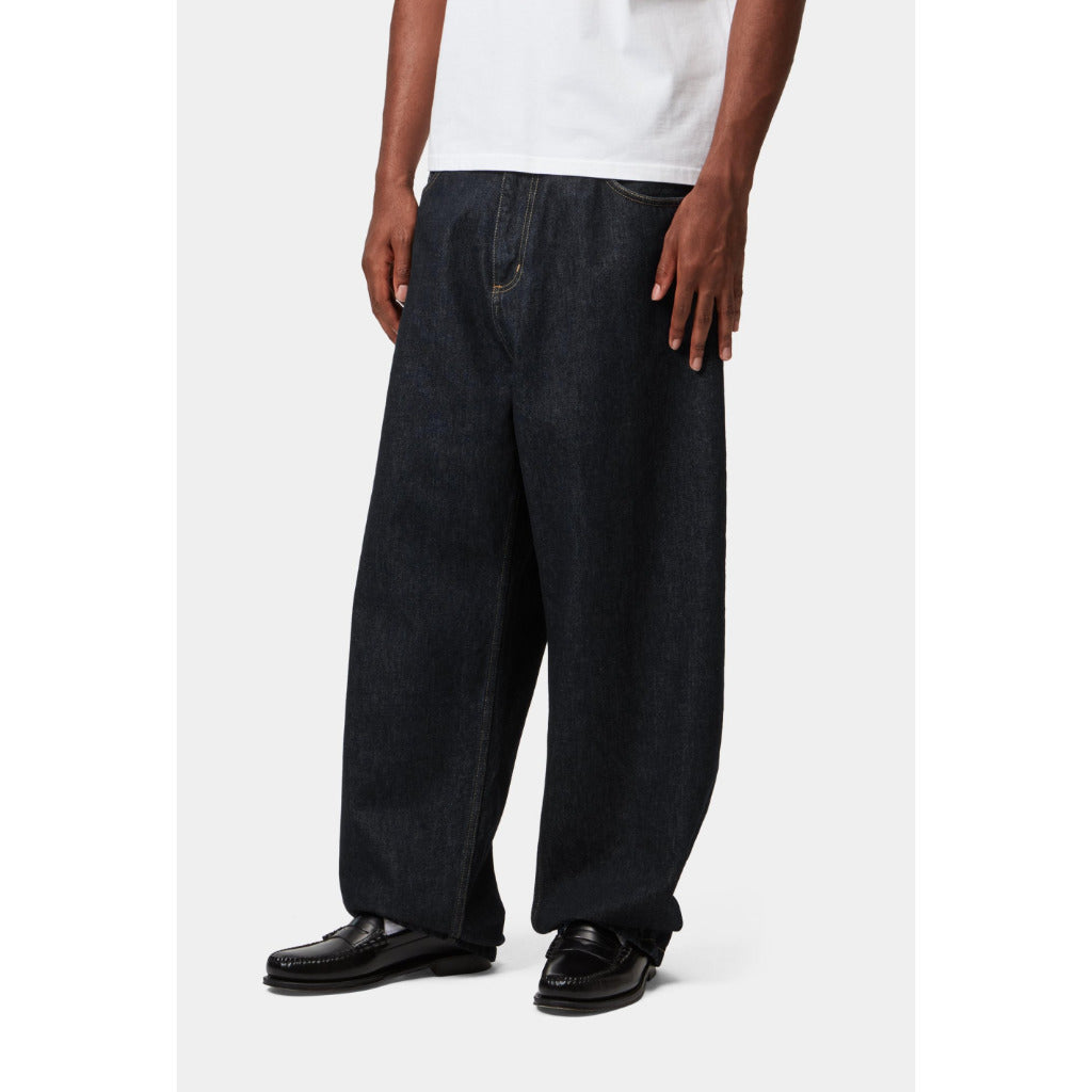 Carhartt WIP Brandon Pant in Blue Rinsed | Shop Carhartt WIP online with Pavement Skate Store and enjoy free Aoteraoa NZ shipping over $100*