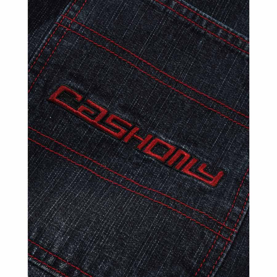 Cash Only Aleka Denim Jeans in Washed Streaky Denim | Shop Cash Only clothing online with Pavement Skate Store with free Aotearoa NZ shipping over $100*