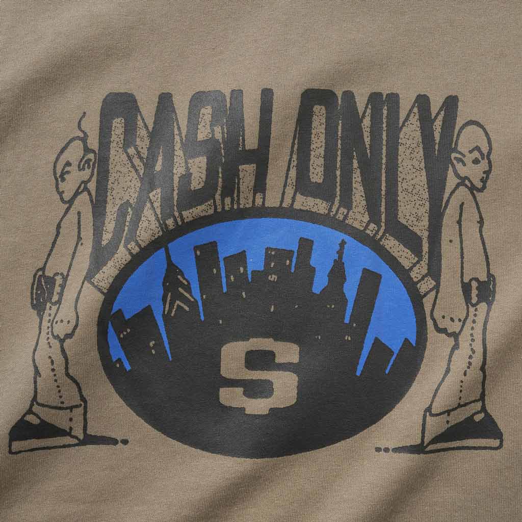 Cash Only Metro Tee in Stone | Shop Cash Only clothing online with Pavement Skate Store with free Aotearoa NZ shipping over $100*