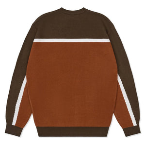 Come Sundown Burn Out Knit - Brown/Orange | Shop Come Sundown clothing with free Aotearoa NZ shipping over $100* when you order online at Pavement Skate Store!