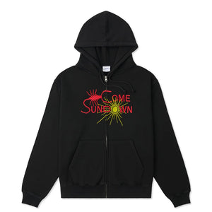 Come Sundown Entomology Zip Hoody - Black | Free Aotearoa NZ shipping over $100* when you shop Come Sundown online with Pavement Skate Store!