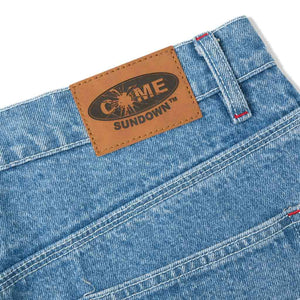 Come Sundown Headache Jeans - Washed Blue | Free Aotearoa NZ shipping over $100* when you shop Come Sundown online with Pavement Skate Store!