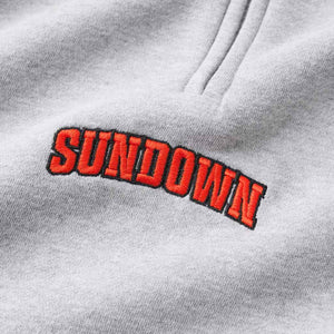 Come Sundown Quarter Zip Fleece in Grey | Shop Come Sundown clothing with free Aotearoa NZ shipping over $100* when you order online at Pavement Skate Store!
