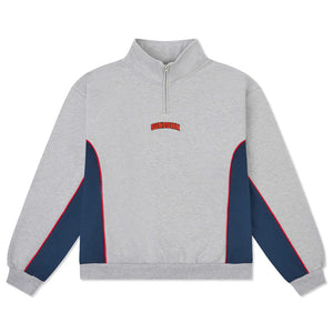Come Sundown Quarter Zip Fleece in Grey | Shop Come Sundown clothing with free Aotearoa NZ shipping over $100* when you order online at Pavement Skate Store!
