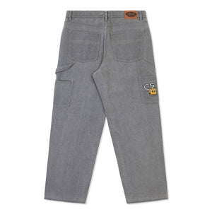 Come Sundown Lock Jeans - Washed Grey. 100% cotton denim. Triple needle stitch. Wash finish. Embroidered utility pocket. Hammer loop. Shop Come Sundown clothing and accessories online with Pavement skate store, Dunedin's independent since 2009. Free NZ shipping over $150, same day Dunedin delivery. Easy returns.