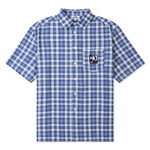 Come Sundown Brain Power Plaid Shirt - Blue. 100% Cotton Pocket with Woven Patch. Relaxed fit. Shop premium streetwear brand Come Sundown clothing and accessories online with Pavement skate store, Dunedin's independent since 2009. Free NZ shipping over $150, same day Dunedin delivery. Easy returns.