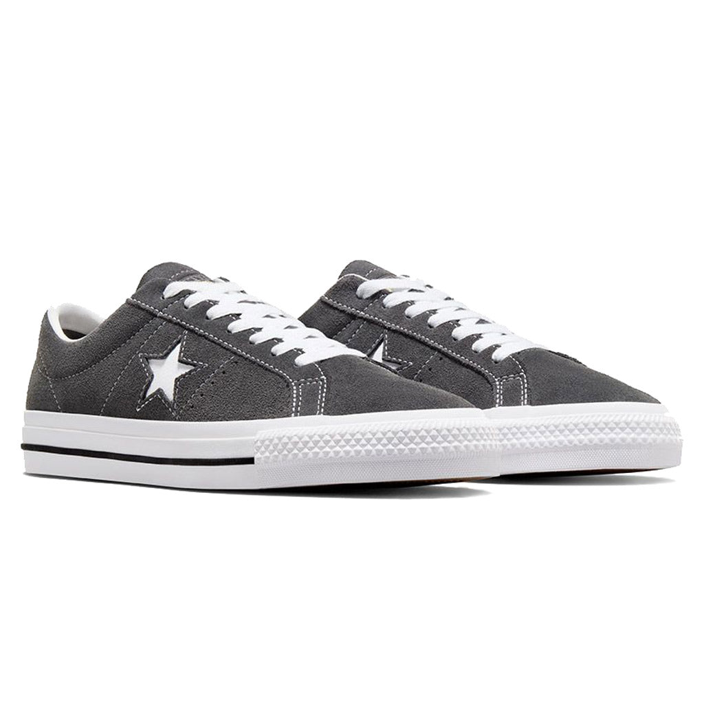 CONVERSE ONE STAR PRO SUEDE LOW - DARK MATTER/WHITE/BLACK