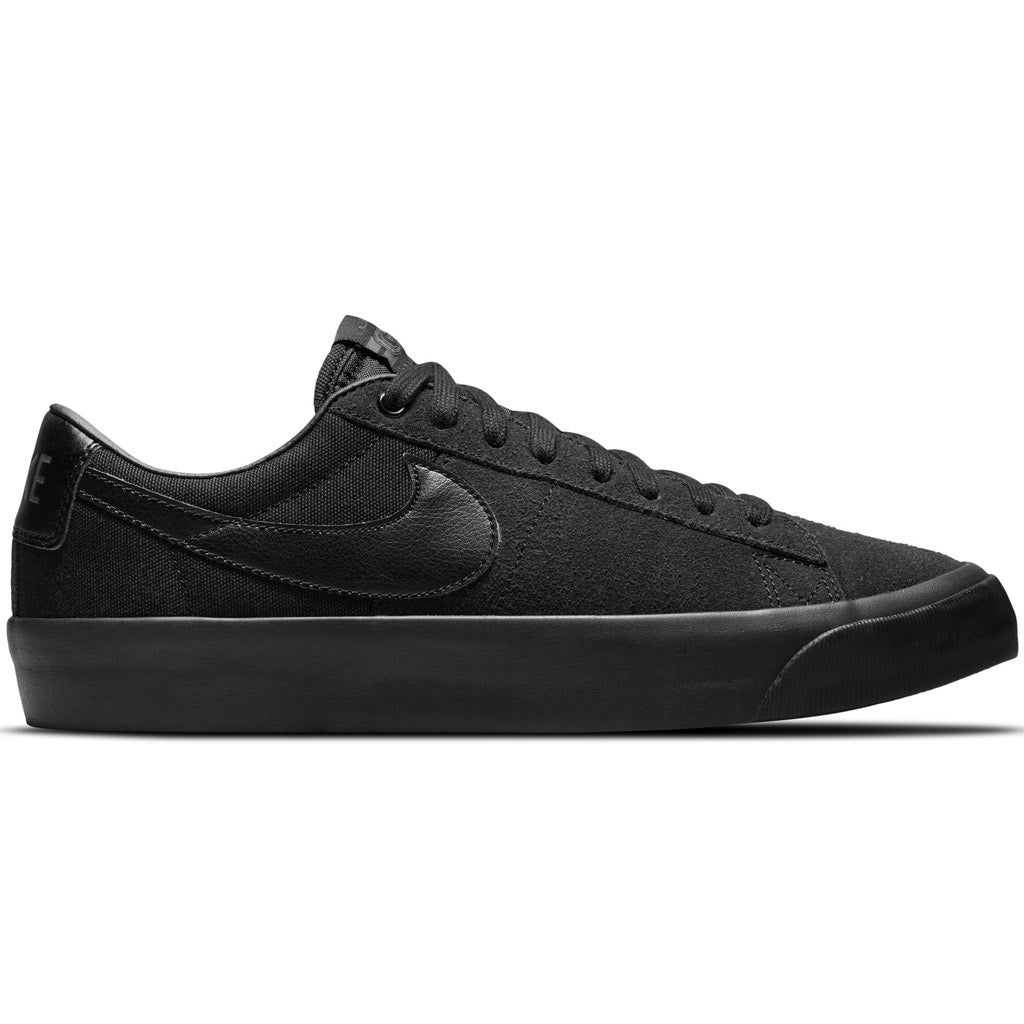 Nike SB Blazer Low Pro GT - Black/Black-Anthracite Rebuilt using insights from Grant Taylor, the Nike SB Zoom Blazer Low Pro GT is a fresh take on a favourite skate shoe. Style: DC7695-003. Shop Nike SB shoes, clothing and accessories with Pavement skate store online. Free NZ shipping over $150.