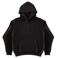 DECO FOREVER EMBROIDERED HOODIE - BLACK