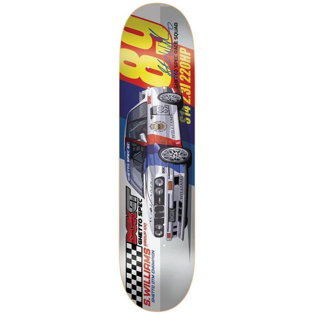 DGK Ghetto GT Williams Deck - 8.1" x 32.625". Free New Zealand shipping. Shop DGK skateboard decks and apparel online with Pavement, Dunedin's skater owned and operated skate shop.