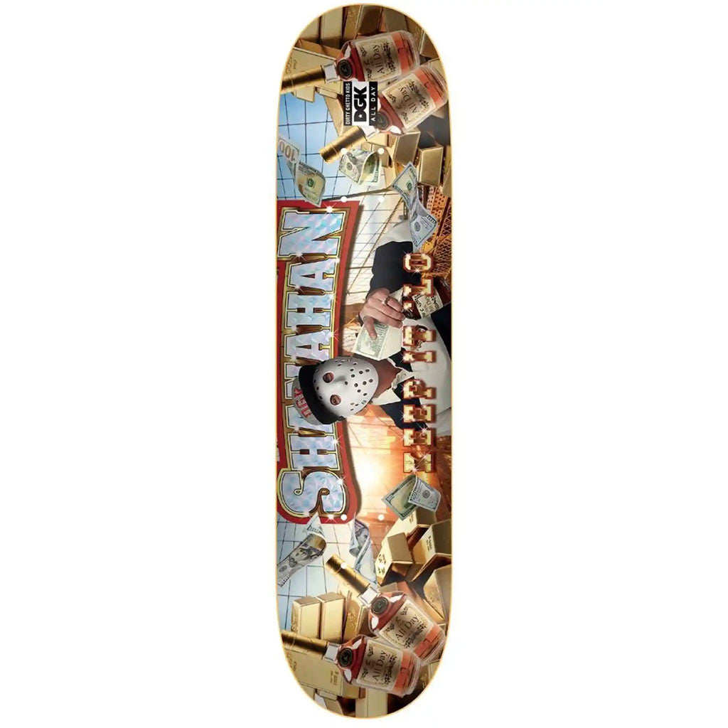 Shop the DGK Ghetto Fab John Shanahan Skateboard Deck 8.06" x 31.75" with Pavement Skate Store and receive free Aotearoa NZ shipping when you buy online!