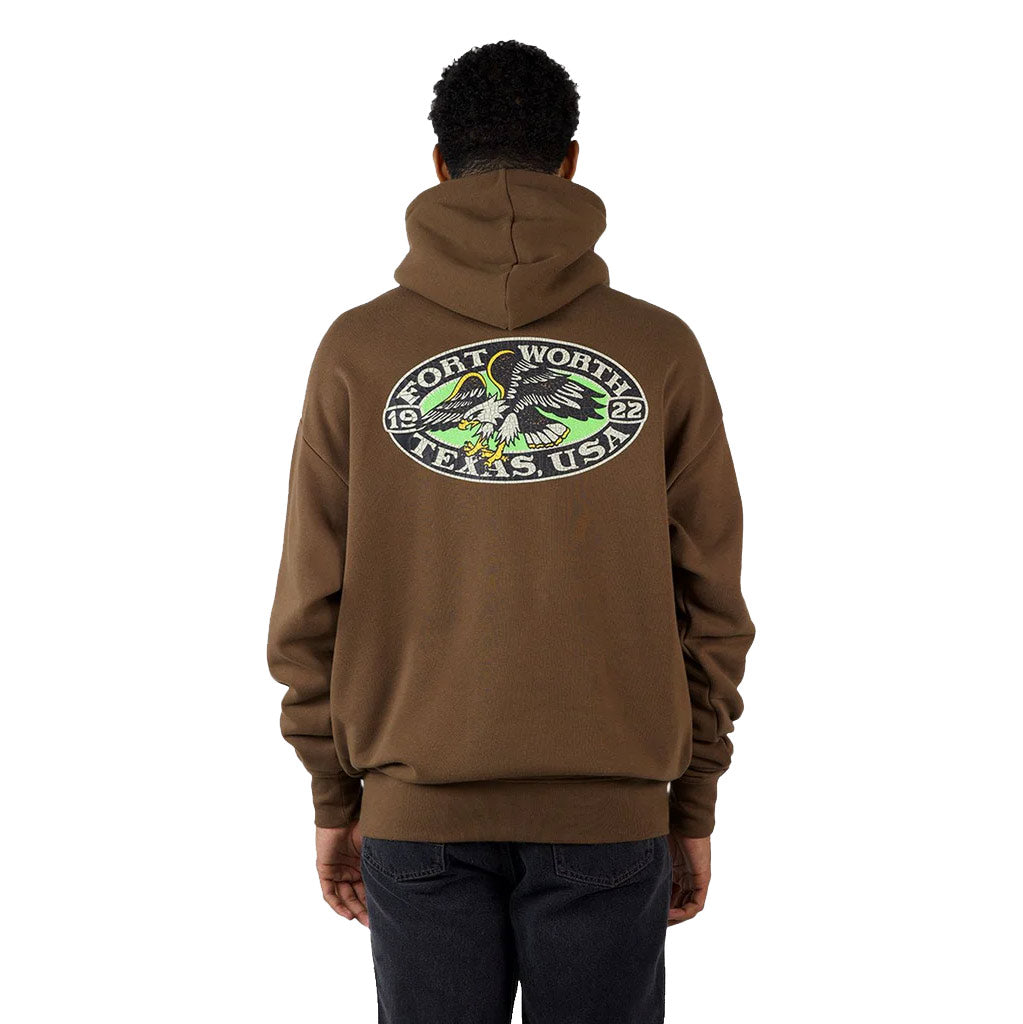 DICKIES EAGLE OVERSIZED FIT HOODIE - TIMBER BROWN