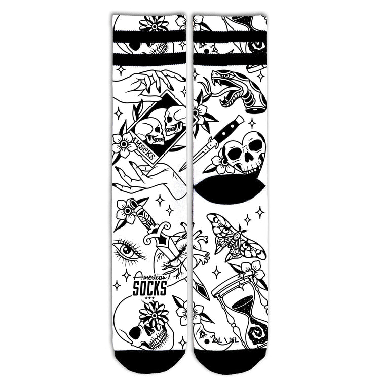 American Socks Mid Dismal | Shop socks online with Pavement Skate Store with free Aotearoa NZ shipping on orders over $100*!