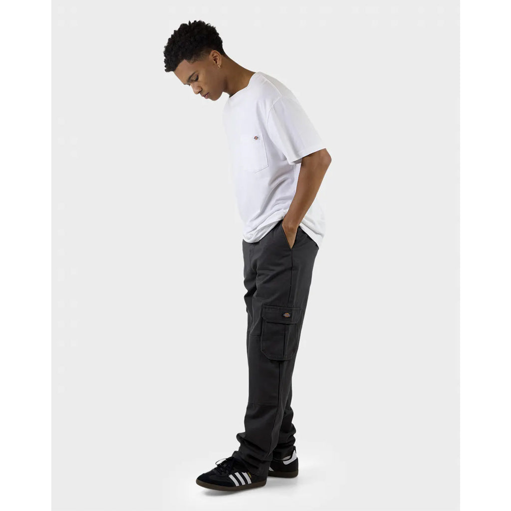 DICKIES 85-283 CANVAS LOOSE FIT CARGO PANT - WASHED GRAPHITE
