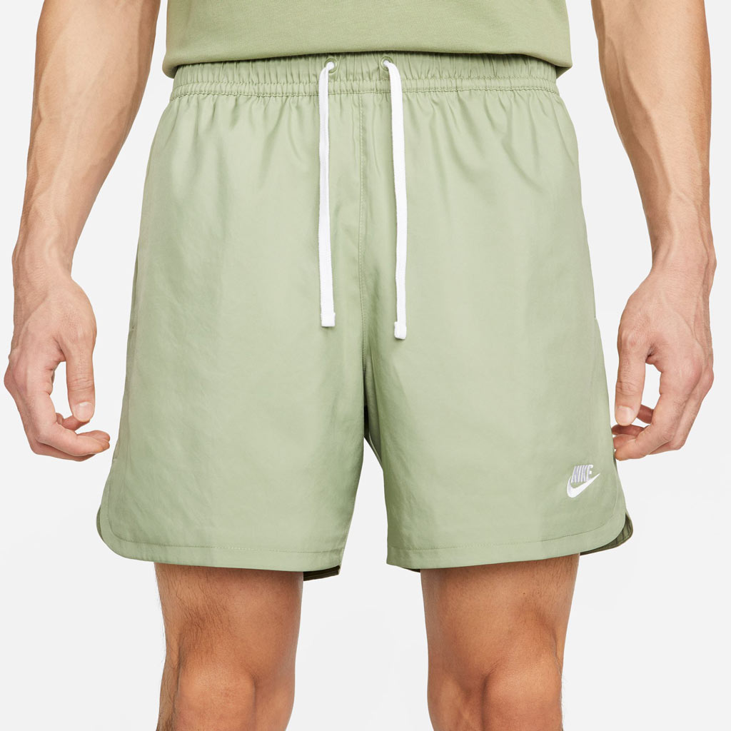 Nike Woven Lined Flow Shorts -Oil Green/White