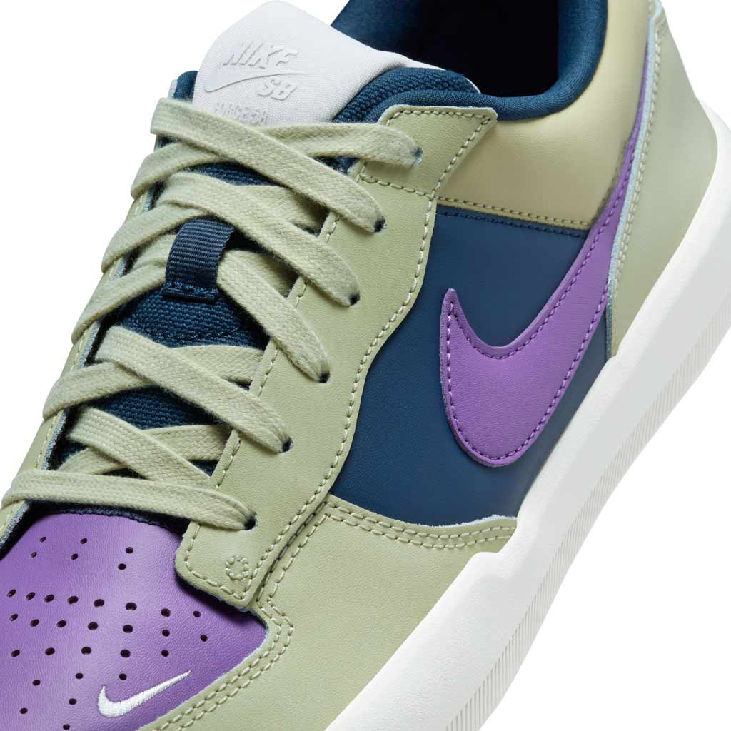 NIKE SB FORCE 58 PREMIUM - OLIVE AURA/BLACK RASPBERRY-ARMORY NAVY