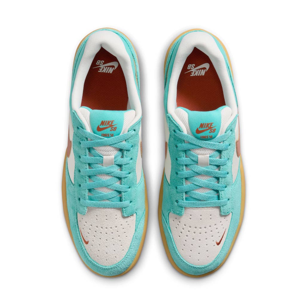 NIKE SB FORCE 58 - GREEN FROST/DARK RUSSET-PHANTOM