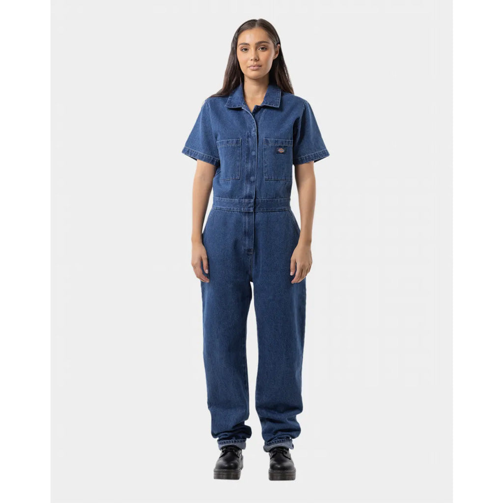 DICKIES SMITHVILLE S/S COVERALL - GRAPHITE