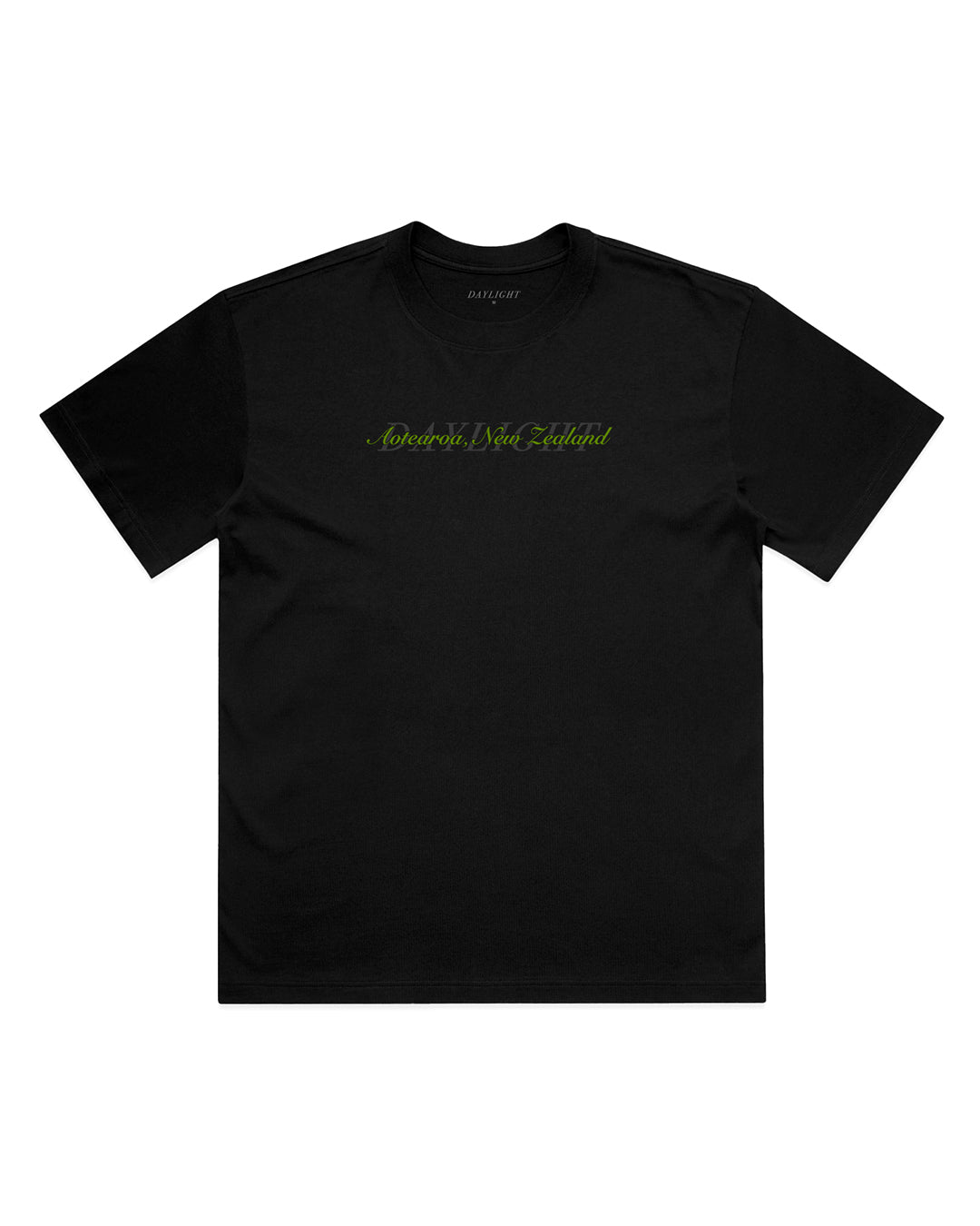 DAYLIGHT AOTEAROA TEE - BLACK/STONE/MOSS
