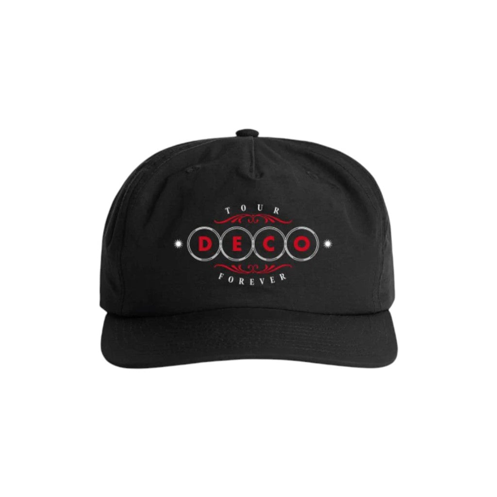 Deco Market Hat in Black | Free Aotearoa NZ shipping on Deco Skatebaords orders with Pavement Skate Store over $100*!