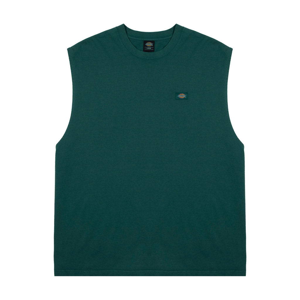 Dickies Classic Label Washed Muscle Tee - Spruce. Woven label. Ribbed crewneck. Twin-needle stitching. Sleeveless. 100% Cotton. Shop Dickies unisex and youth clothing and accessories with Pavement skate store online. Free, fast NZ shipping over $150. Same day delivery Ōtepoti before 3. 