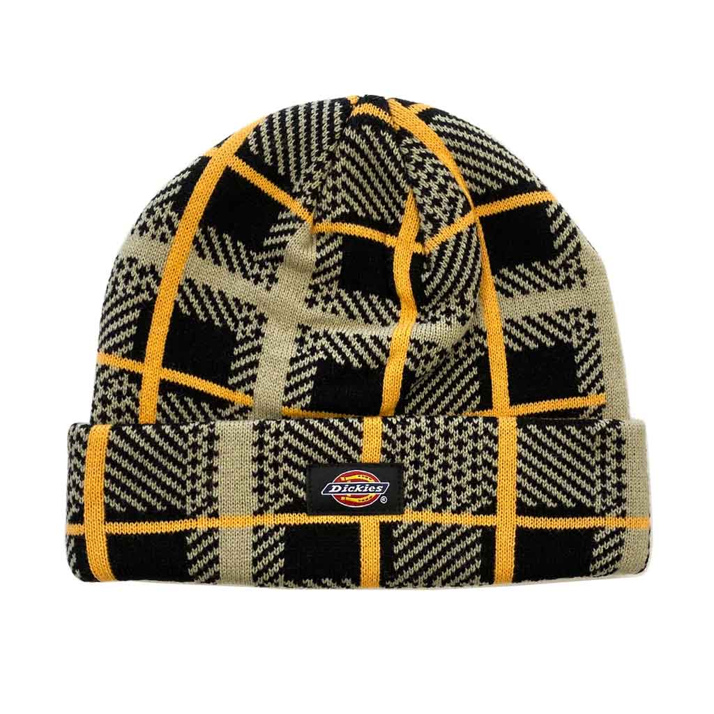 Dickies Classic Label Plaid Beanie - Brown Plaid. 100% Acrylic Rib Knit. Woven Label. Cuff Beanie. Shop beanies from Dickies, Butter Goods, Pass~Port, Carhartt WIP and more. Free NZ shipping on orders over $100 with Pavement, Dunedin's independent skate store, since 2009.