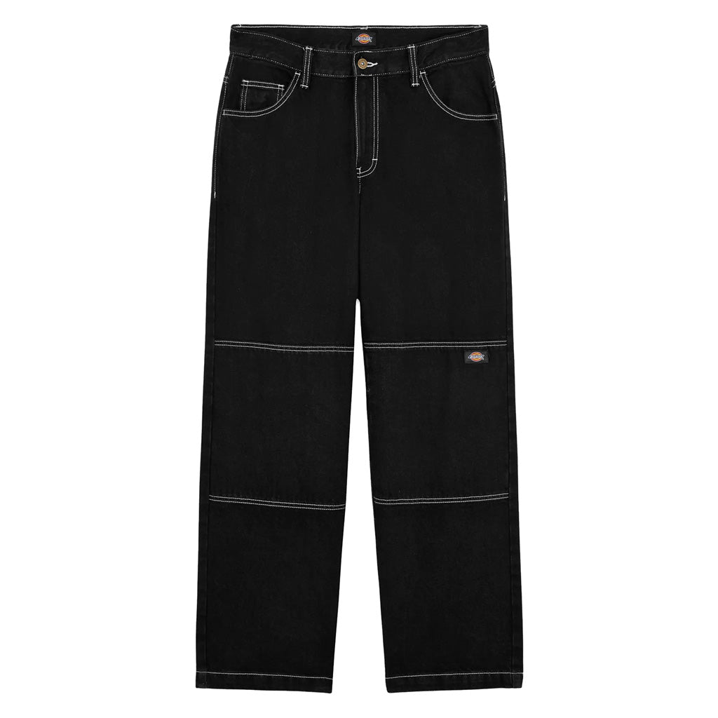 Dickies Double Knee Jeans in Black Denim. DK011801G29-G29 | Free Aotearoa NZ shipping over $100* when you shop Dickies online with Pavement Skate Store!