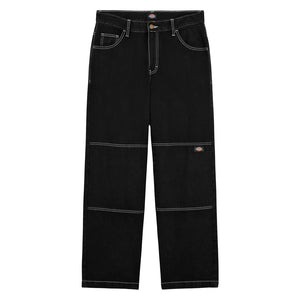Dickies Double Knee Jeans in Black Denim. DK011801G29-G29 | Free Aotearoa NZ shipping over $100* when you shop Dickies online with Pavement Skate Store!