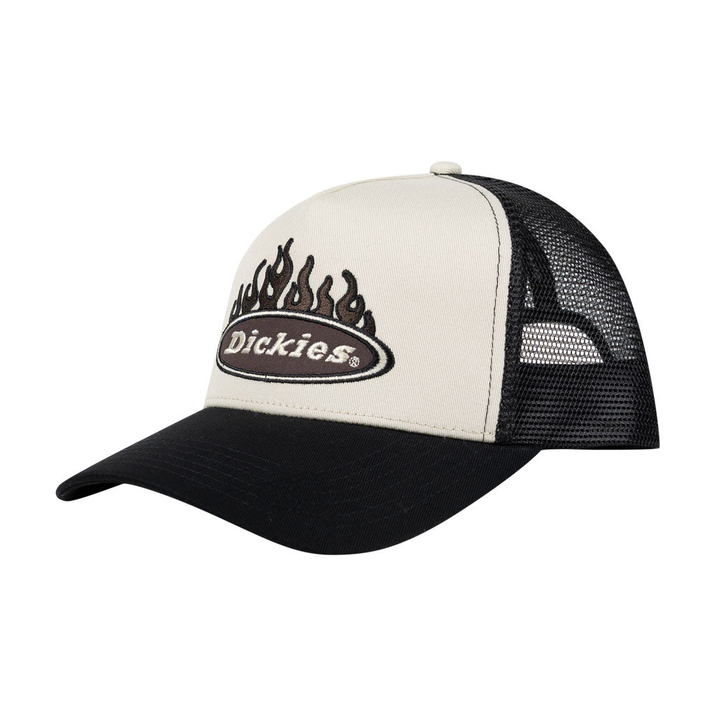 Dickies Fire Boy Trucker Cap - Black/White. Curved Peak Trucker Cap. OSFM. Shop Dickies clothing and accessories online with Pavement Skate Store. Free Aotearoa NZ shipping over $100*.