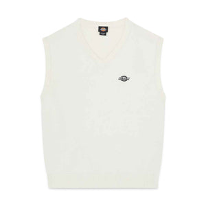 Dickies Knitted Vest - Egret. DK0A87OYC48-C48 | Free Aotearoa NZ shipping over $100* when you shop Dickies online with Pavement Skate Store!