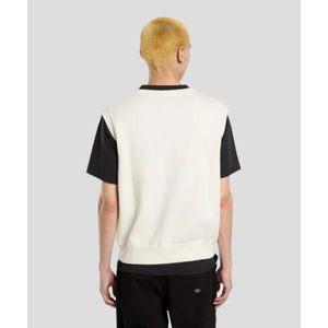 Dickies Knitted Vest - Egret. DK0A87OYC48-C48 | Free Aotearoa NZ shipping over $100* when you shop Dickies online with Pavement Skate Store!