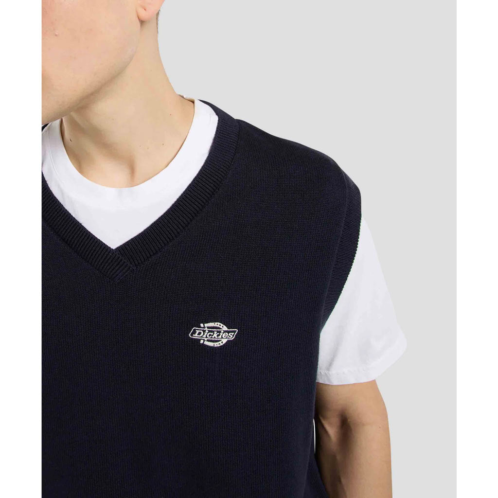 Dickies Knitted Vest - Night Sky - DK0A87OYL18-L18 | Free Aotearoa NZ shipping over $100* when you shop Dickies online with Pavement Skate Store!