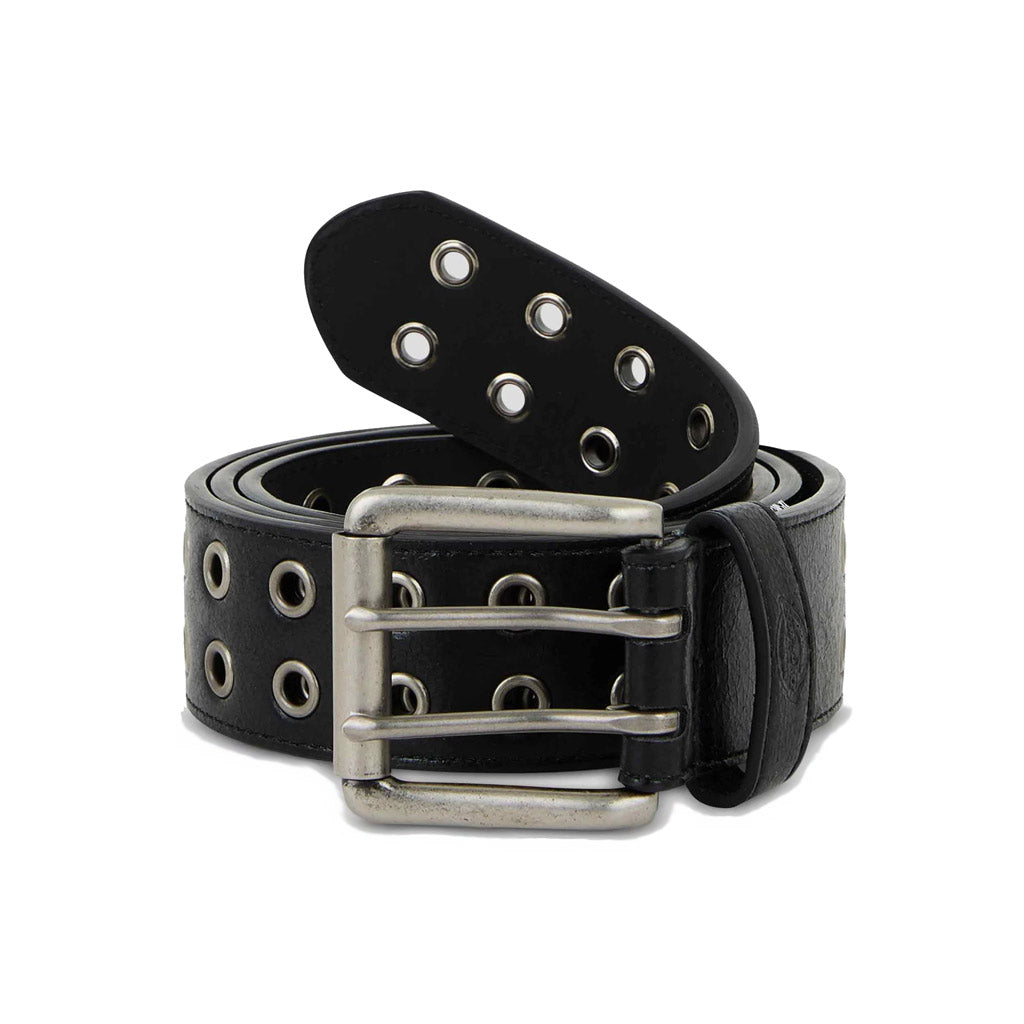 Dickies New Eyelet Unisex Belt - Black | Free Aotearoa NZ shipping over $100* when you buy Dickies online with Pavement Skate Store.