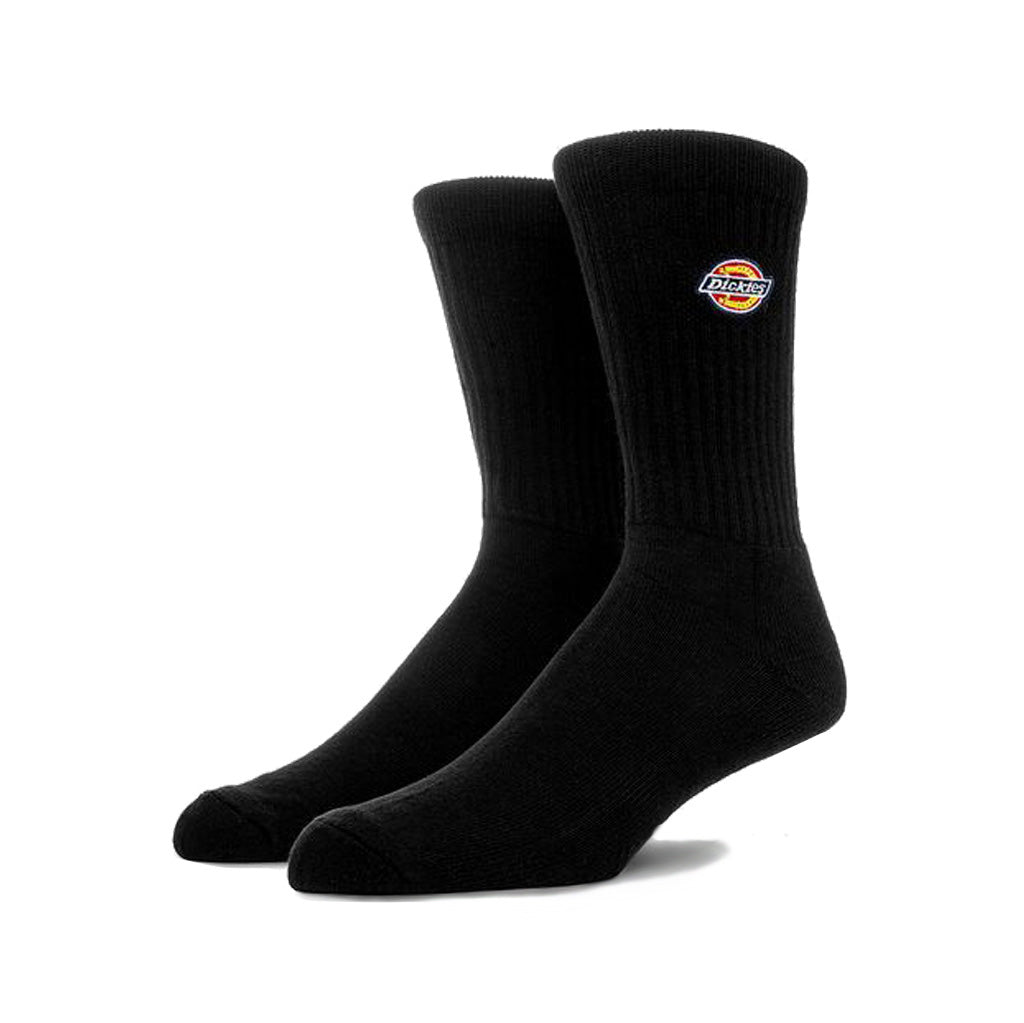 Dickies Valley Grove Socks 3 Pack in Black | Free Aotearoa shipping on Dickies orders over $100* when you shop online with Pavement Skate Store.