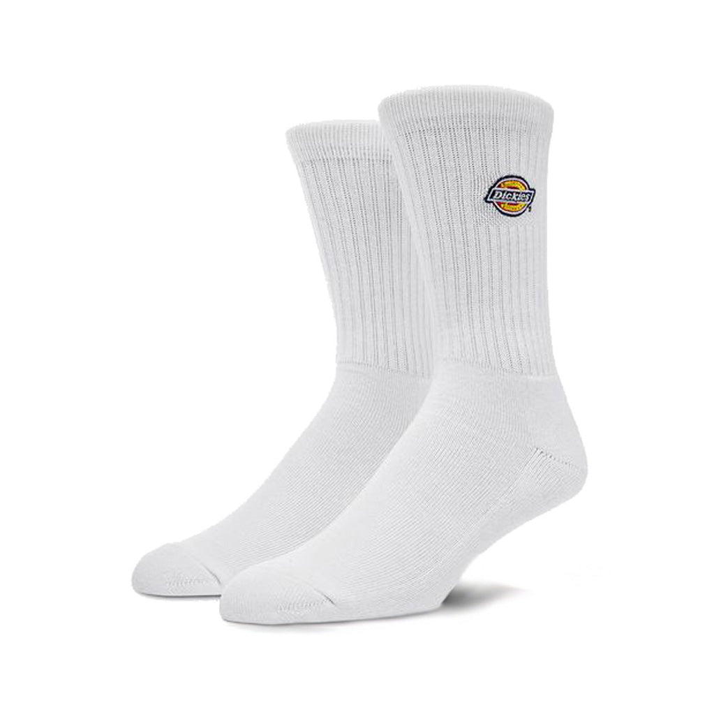 Dickies Valley Grove Socks 3 Pack in White | Free Aotearoa shipping on Dickies orders over $100* when you shop online with Pavement Skate Store.