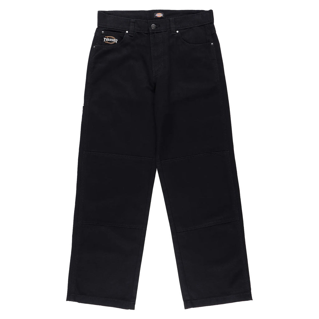 Dickies X Thrasher Pants in Black | Free Aotearoa NZ shipping over $100* when you buy Dickies online with Pavement Skate Store.