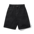 Butter Goods X Daniel Johnston Dragon Denim Shorts - Washed Black | Shop Butter clothing online with Pavement Skate Store - Free Aotearoa NZ shipping over $100*