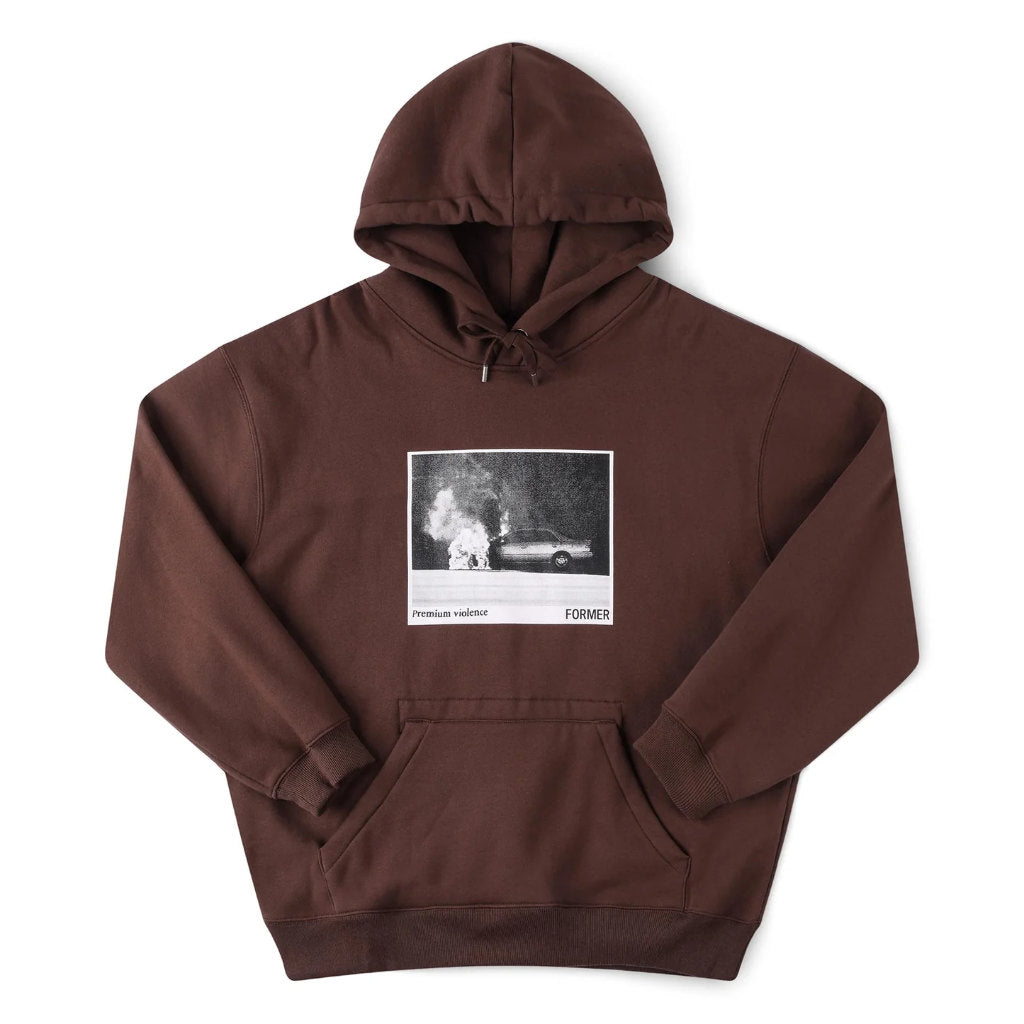 Former Ignite Hood in Brown | Shop Former Merchandise clothing online with Pavement Skate Store with free Aotearoa NZ shipping over $100*!