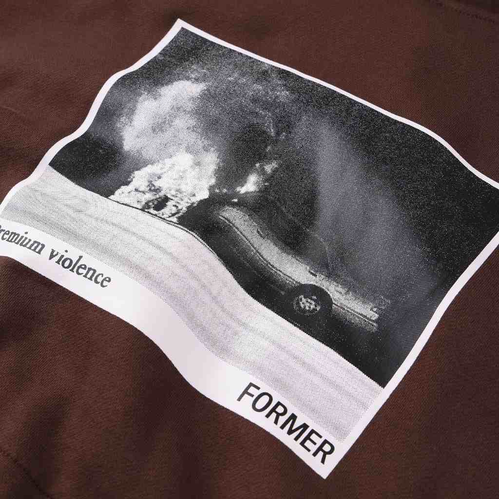 Former Ignite Hood in Brown | Shop Former Merchandise clothing online with Pavement Skate Store with free Aotearoa NZ shipping over $100*!