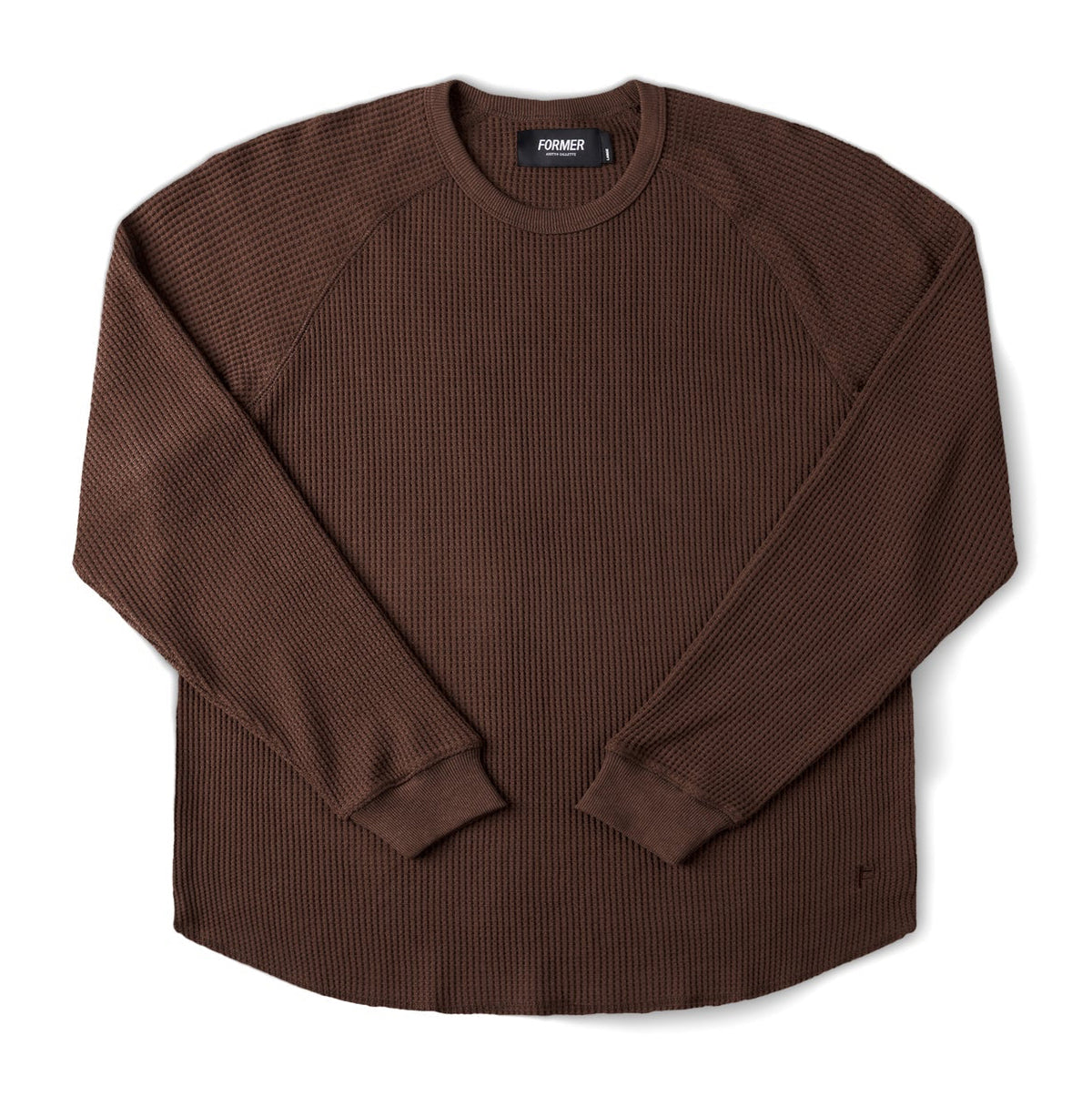 Former AG Raglan Waffle in Brown | Free Aotearoa NZ shipping on your Former clothing order over $100* with Pavement Skate Shop! 