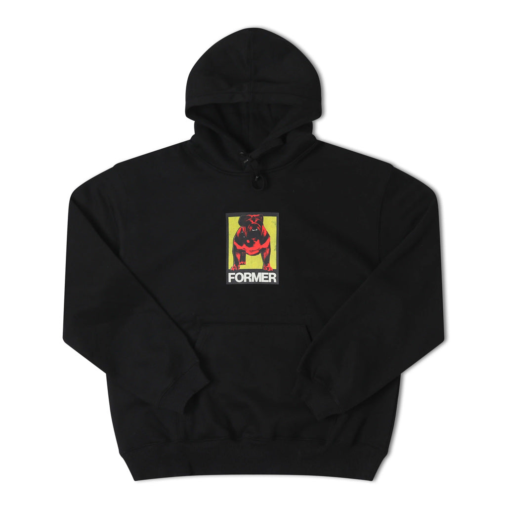 Former Fleabag Hood - Black. 50% cotton, 50% polyester. Double-lined hood. Double-needle stitching throughout. Shop Former men's clothing online with Dunedin's independent skate store, PAVEMENT. Free NZ shipping over $150 - Same day Dunedin delivery - Easy returns.