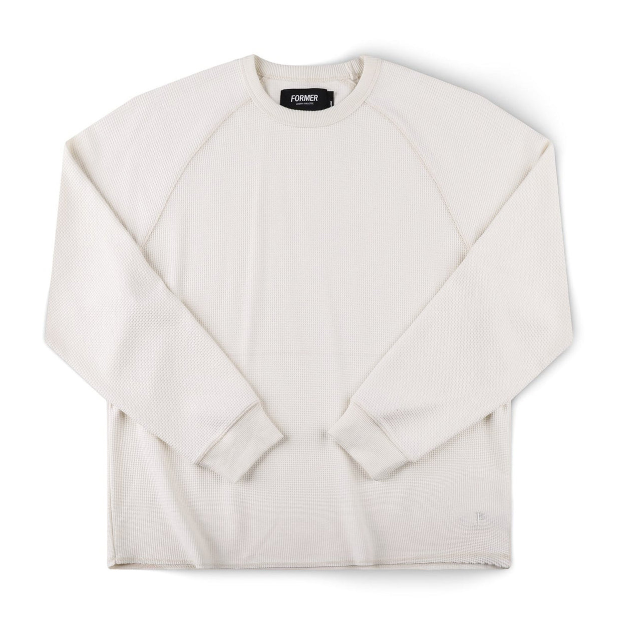 Former AG Raglan Waffle in Bone | Shop Former Merchandise clothing online with Pavement Skate Store with free Aotearoa NZ shipping over $100*!