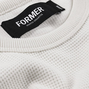 Former AG Raglan Waffle in Bone | Shop Former Merchandise clothing online with Pavement Skate Store with free Aotearoa NZ shipping over $100*!